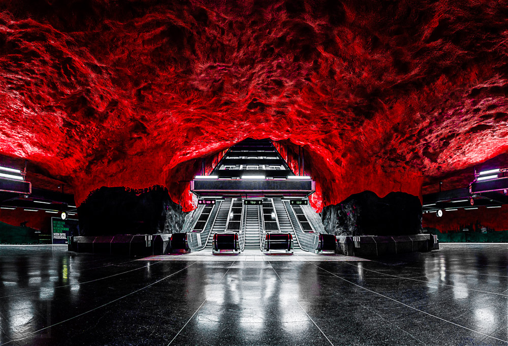 Solna metro station